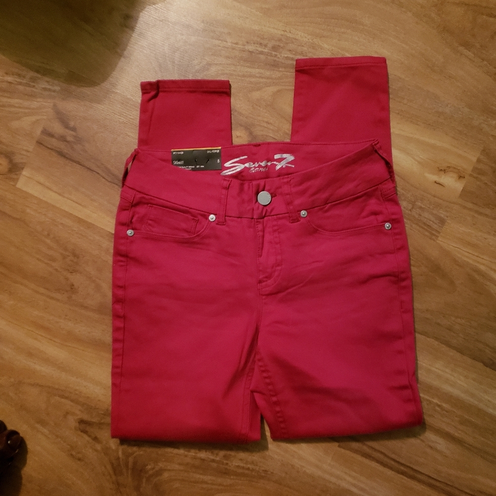 Nwt Seven 7 Tummy-Less Skinny Jeans size 8